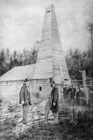 first oil well