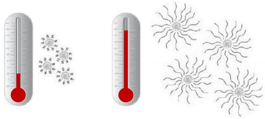 VII with red thermometers